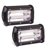 Led Light Bar 5INCH 72W 10800 Lumens 2 Rows Modified Off-road Lights Roof Light Bar Trucks Forklifts 