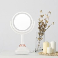 LED Light Music Mirror USB Bluetooth Makeup Mirror 5X Magnifying True Image Listen Favored Tunes