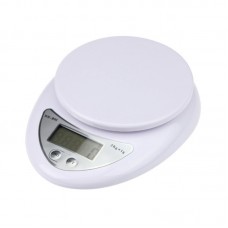 5kg/1g Kitchen Digital Scale Balance Food Diet Postal Weight Scale LCD Electronic White Scales