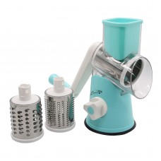 Stainless Steel Drum Shredder Rotary Shredder Adjustable Spiral Slicer Grater Fruit Vegetable Cutter 