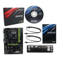 SUPOX B250A-BTC PRO Mining Motherboard Intel Chipset Support 12 PCI-e Slots+12 Cards