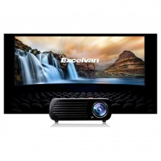 LED HD 1080p Projector Multi-media LCD 3D Home Cinema Theater 2600 Lumens 