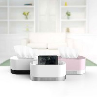 Wireless Tissue Box Bluetooth Speaker Stereo Music Micro SD Card USB for Phone