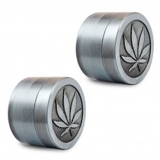 2PCS 3 Layers Metal Hand Muller Tobacco Crusher Herbal Herb Grinder