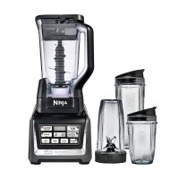 Nutri 1500W 72 Ounce Blender Duo with Auto-iQ and Cups BL642W