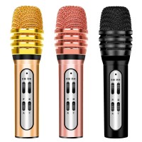 Wired W11 Microphone KTV Singing Karaoke Microphone with Earphone for Phone Sing Chat