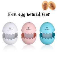 DC 5V 1.5W Egg Humidifier USB Egg Ultrasonic Humidifier Portable LED Light 