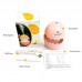 DC 5V 1.5W Egg Humidifier USB Egg Ultrasonic Humidifier Portable LED Light 