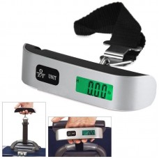 T Electronic Scales Belt Luggage Scale Thermometer Balance 50kg/10g  