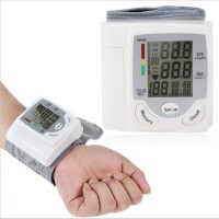 Automatic Wrist Watch Blood Pressure Monitor Sphygmomanometer HQ-806