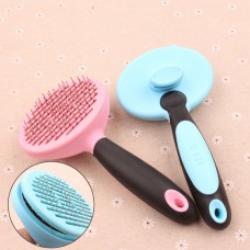 Self Clean Pet Grooming Massage Rake Comb Dematting Tool Dog Cat Brush