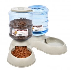 Automatic Dispenser Pet Supplies Dog Water Feeder Food Feeding Bowls 3.75L  