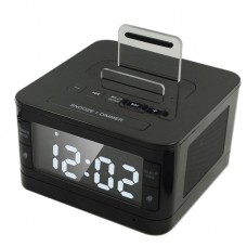 Wireless Bluetooth Speaker USB Charging FM Radio Alarm Clock Charger Speaker  