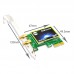 WAE3400 PCI-E Dual Frequency 2.4G/5G 300Mbps 300M 802.11b/g/n Wireless WiFi Card Adapter