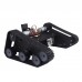 Robo-Soul TK-100 Creeper Truck Robotic Crawler RC Car Chassis Robot Base Kit Black