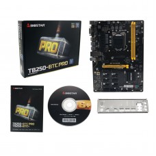 TB250-BTC PRO Mining Motherboard Intel B250 Chipset Support 12 PCI-e Slots with 12 Cards