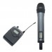 Portable Wireless Microphone for DSLR Camera UHF Handheld Cordless Microphone 