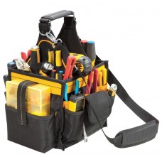 DG5582 11" Multi-compartment Electrical Electrician Tool Bag Box Carrier with Parts Tray 