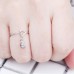 Water Drop Women Charms Chain Fashion Finger Ring Adjustable Waterdrop Rings Jewelry