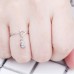 Water Drop Women Charms Chain Fashion Finger Ring Adjustable Waterdrop Rings Jewelry