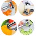 Multifunction Stainless Steel Rotary Potato Peeler Vegetable Fruit Cutter Kitchenware 3 Blade