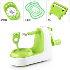 Plastic Manual Fruit Peeler Kitchen Tool Fruit Apple Peeler Green Peeling Machine