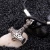 Viking Bracelet Ancient Goat Thor's Hammer Bracelet PU Chain Totem Amulet Wristband for Men Jewelry