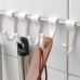 Wall Hanging Mobile Hooks Kitchen Bathroom Towel Clothes Suction Cup Sucker Hanger Holder Rack 