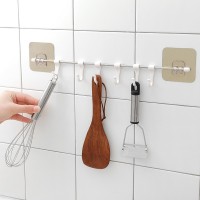 Wall Hanging Mobile Hooks Kitchen Bathroom Towel Clothes Suction Cup Sucker Hanger Holder Rack 