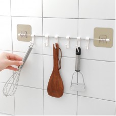 Wall Hanging Mobile Hooks Kitchen Bathroom Towel Clothes Suction Cup Sucker Hanger Holder Rack 