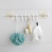 Wall Hanging Mobile Hooks Kitchen Bathroom Towel Clothes Suction Cup Sucker Hanger Holder Rack 