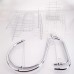 2 Tiers Kitchen Dish Cup Drying Rack Drainer Dryer Tray Cultery Holder Organizer