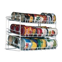 Can Food Storage Kitchen Pantry Cabinet Organizer Canned Goods Rack Holder Shelf