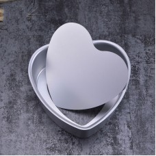 8" Heart Shape Cake Pan Aluminum Alloy Separable Bottom Mold DIY Baking Tools