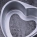 10 Inch Kitchen Removable Pan Alloy Heart Shaped Cake Mold Baking Bakeware Aluminum