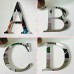 3D Mirror Wall Sticker 26 Letters DIY Art Mural Home Room Decor Acrylic Decals