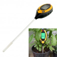 Durable 4 In 1 LCD Moisture Temperature Sunlight PH Garden Soil Tester Meter