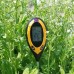 Durable 4 In 1 LCD Moisture Temperature Sunlight PH Garden Soil Tester Meter