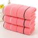 Cotton Towel Stripe Face Hand Bath Cloth Sheet Bathroom Absorbent Home 74x34cm   