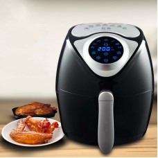 AF106 1300W LCD Electric Air Fryer Cooking Presets Touch Screen Temperature Control Timer