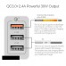 QC3.0 3USB Adapter Quick Charger Multi Ports 9V/12V Smartphone Charger 2.4A 