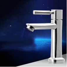 Wash Basin Cold Water Faucet Single Handel Sink Basin Tap Pull Up