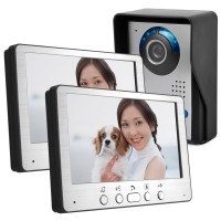 HD 7" TFT Color Video Door Phone Intercom Doorbell Home Security Camera 2 Monitor Night Vision System