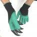 Garden GENIE Gloves for Digging Planting With 4 ABS Plastic Claws Gardening 