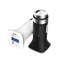 Quick QC 3.0 Car Charger Single USB 12V/24V Intelligent 9V Fast Charger for Samsung iPhone MP3/MP4