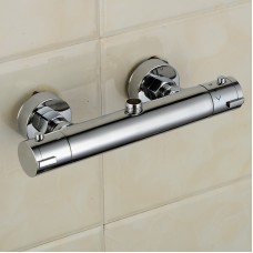 Thermostatic Mixer Valve Faucet Solid Brass Bathroom Temperature Control Shower