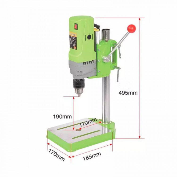 710W MINIQ BG5156E Mini Electric Bench Drilling Machine Bench Drill Stand Home Tool Free