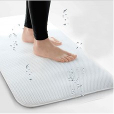 44X73 Non Slip Bathroom Shower Bath Mats Carpet Pad 3D Grid Mesh Rug Washable 