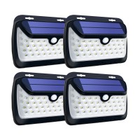 42 LED Solar Light PIR Motion Sensor Wall Lamp Light Control Light Outdoor Garden Lamp Waterproof 4PCS