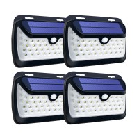 42 LED Solar Light PIR Motion Sensor Wall Lamp Light Control Light Outdoor Garden Lamp Waterproof 4PCS